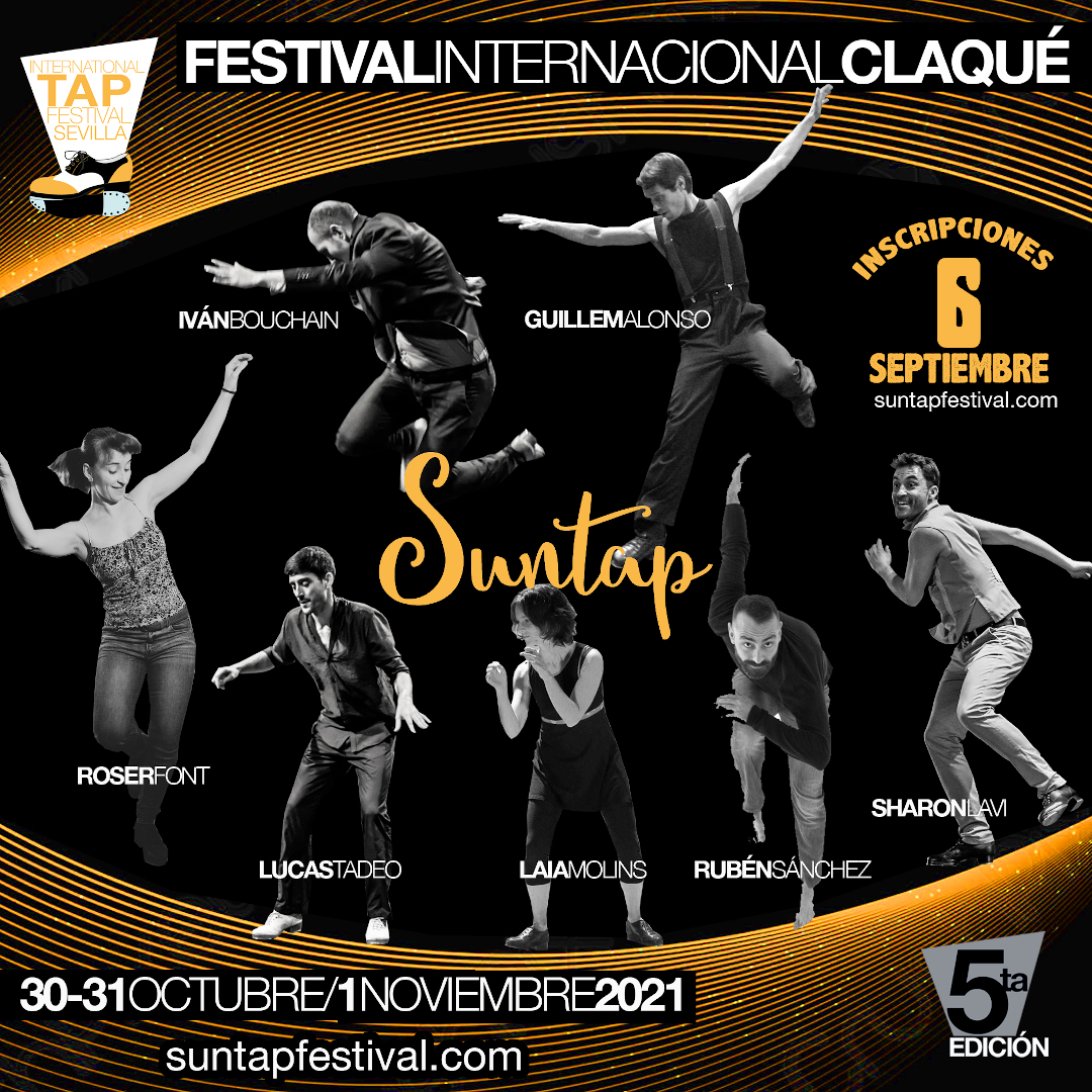 cartel Suntap Festival Internacional Claqué Sevilla 2021